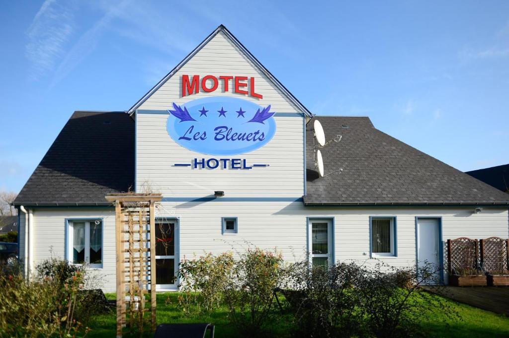 Contact Hotel - Motel Les Bleuets Honfleur Exteriör bild